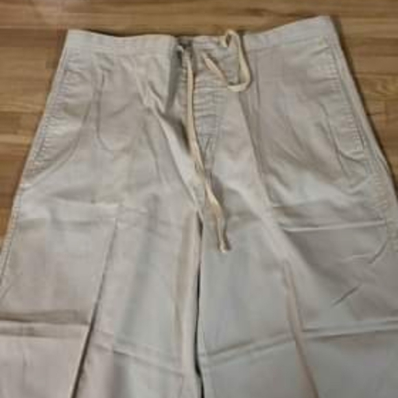 Vintage Men's cropped Chinos 90sStreet style 3/4 Capri Pants - Picture 2 of 12